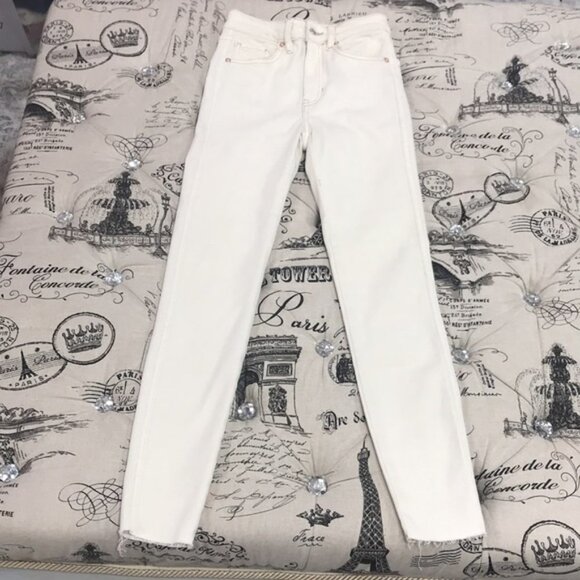 Free People Raw Hem Denim Leggings - Picture 4 of 12